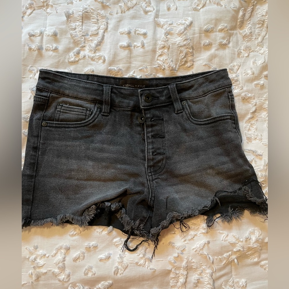 Kendall + Kylie Womens Black Shorts The hipster Shorts size 5/27 SKU 56